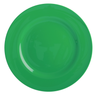 Forest Green Melamine Dinner Plate Rice DK